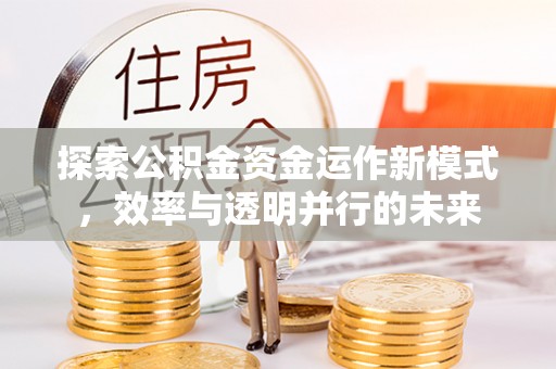 鼓楼探索公积金资金运作新模式，效率与透明并行的未来